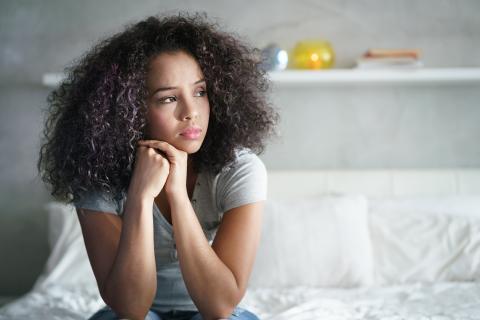 pensive youth